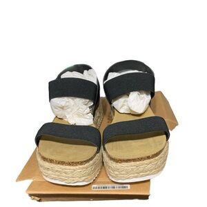 Steve Madden Jaklin Black Sandals